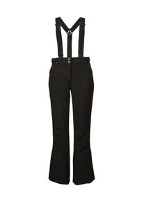 Softshellhose Killtec "WMN Ski Sftshll PNTS C", Damen, Gr. 46, Normalgr&ouml;&szlig;en, schwarz, Oberseite: 94% Polyester, 6% Elasthan;R&uuml;ckseite: 100% Polyester;Futter: 100% Polyester, Hosen Softshellhose, Softshellhose: wasserabweisend, atmungsaktiv, verstellbare Tr&auml;ger