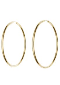 Paar Creolen Firetti "Schmuck Geschenk Silber 925 2,5 mm breit" Gr. 60, gold (gelbgoldfarben), Ohrringe, Damen, 60, Silber 925 (Sterlingsilber), Paar Creolen, Made in Germany