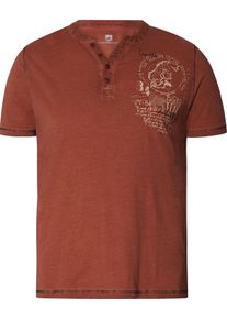 T-Shirt Jan Vanderstorm "T-Shirt GODBERT", Herren, Gr. L, rot, Obermaterial: 100% Baumwolle CO., Shirts T-Shirt