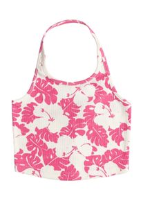 Shirttop Roxy "21 Reasons", M&auml;dchen, Gr. 14(155-164cm), rosa (shocking pink og Roxy mini rg), Obermaterial:95% Walkfrottier, 5% Elasthan;, Tops Shirttop