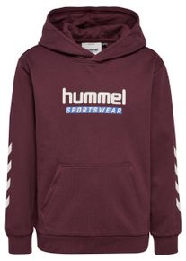 Kapuzensweatshirt Hummel, M&auml;dchen, Gr. 146/152, vineyard wine, Obermaterial: 80% Baumwolle, 20% Polyester, normal, Rundhals, Sweatshirts Kapuzensweatshirt