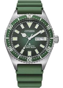 Automatikuhr Citizen "Promaster Mechanical Diver", gr&uuml;n (gr&uuml;n, dunkelgr&uuml;n), Armbanduhren, Damen, Automatikuhr, Armbanduhr, Herrenuhr, Damenuhr, Taucheruhr, bis 20 bar wasserdicht