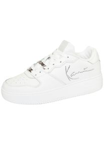 Sneaker Karl Kani "89 UP LOGO PRM", Damen, Gr. 38,5, wei&szlig;, Leder, Schuhe Sneaker