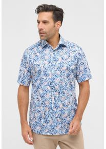 Kurzarmhemd Eterna "MODERN FIT", Damen, Gr. 40, Normalgr&ouml;&szlig;en, mittelblau, Twill, 100% Baumwolle, tailliert, Hemden Kurzarmhemd, NON IRON (b&uuml;gelfrei)