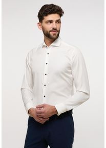 Langarmhemd Eterna "SLIM FIT", Damen, Gr. 42, Normalgr&ouml;&szlig;en, beige, Twill, 100% Baumwolle, schmal, Umschlagmanschette, Hemden Langarmhemd, NON IRON (b&uuml;gelfrei)