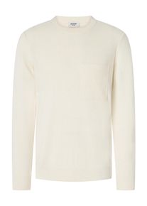 JOOP! Rundhalspullover JOOP JEANS "Owin", Herren, Gr. XXL, natur, Strick, Obermaterial: 100% Baumwolle, clean, unifarben, normal normal, Rundhals, Pullover Rundhalspullover, im Materialmix