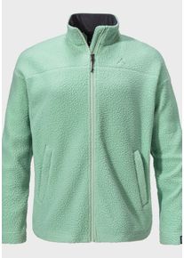 Sch&ouml;ffel Fleecejacke SCH&Ouml;FFEL "CIRC Fleece Jk Style Purga WMS", Damen, Gr. 38, 6305, gr&uuml;n, Oberstoff: 100% Polyester, relaxed fit, hoch geschlossener Ausschnitt, Jacken Fleecejacke