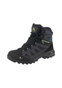 Outdoorschuh McKINLEY "Vulcanus MID AQX M", Herren, Gr. 46, bunt (anthrazit, petrol), Leder, Textil, Schuhe Outdoorschuh, wasserdichter Wanderschuh, Trekkingschuh, Hikingschuh