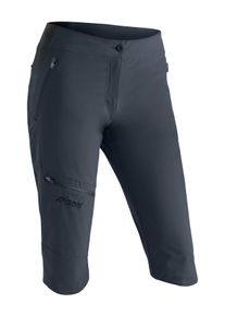 Outdoorhose Maier Sports "Inara slim Capri Vario", Herren, Gr. 36, Normalgr&ouml;&szlig;en, grau, 90% Polyamid, 10% Elasthan, Hosen Outdoorhose, Damen Wanderhose, elastische Funktionshose mit 4 Taschen, Slim Fit