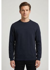 Sweater Camel Active, Herren, Gr. M, night blau, Sweatware, Obermaterial: 100% Baumwolle, unifarben, normal h&uuml;ftbedeckend, Rundhals, Sweatshirts Sweater, mit Rundhals