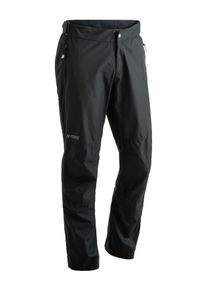Regenhose Maier Sports "Raindrop M", Herren, Gr. 110, Langgr&ouml;&szlig;en, schwarz, 100% Polyester, Hosen Regenhose, Herren Outdoorhose, wasserdicht winddicht, auch als &Uuml;berhose nutzbar