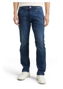 Straight-Jeans Tom Tailor, Herren, Gr. 33, L&auml;nge 30, used schwarz stone blau denim, Denim/Jeans, Obermaterial: 92% Baumwolle, 6% Polyester, 2% Elasthan, unifarben, straight fit kn&ouml;chellang, Jeans Straight-Jeans, im Five-Pocket Style