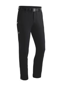 Funktionshose Maier Sports "Naturno slim", Herren, Gr. 26, Kurzgr&ouml;&szlig;en, schwarz, 91% Polyamid, 9% Elasthan, Hosen Funktionshose, Herren Wanderhose, elastische Trekking-Hose, 4 Taschen, Slim Fit