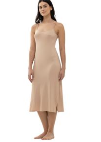 Unterkleid Mey "Emotion", Damen, Gr. 42, N-Gr, beige (cream tan), Feinripp, Obermaterial: 50% Viskose, 46% Polyamid, 4% Elasthan, ca. Mitte Wade, Kleider Unterkleid, Perfekt als Unterkleid bei einem Maxi- oder Midi-Kleid, Topseller
