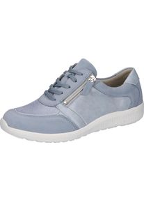 Waldl&auml;ufer Schn&uuml;rschuh WALDL&Auml;UFER "M-IRA-Soft", Damen, Gr. 9 (43), blau (hellblau), Nubukleder, Textil, Schuhe Schn&uuml;rschuh, Freizeitschuh, Halbschuh, Komfortschuh in Schuhweite M (extra weit)