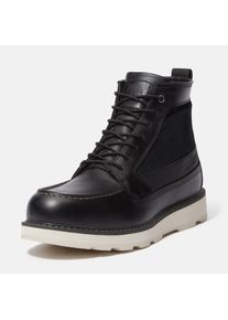 Schn&uuml;rboots Timberland "BRITTON MILLSMID LACE UP WATERPROOF BOOT", Herren, Gr. 41,5, schwarz (schwarz full grain), Leder, Schuhe Schn&uuml;rboots, Winterstiefel, Schn&uuml;rstiefel, Winterschuhe, wasserdicht