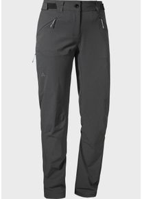 Sch&ouml;ffel Outdoorhose SCH&Ouml;FFEL "CIRC Pants Looop L", Damen, Gr. 48, Normalgr&ouml;&szlig;en, grau (9830, grau), Oberstoff : 100% Polyester, Hosen Outdoorhose