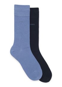 Businesssocken BOSS "2P RS Bamboo 1027", Damen, Gr. 39-42, open blau 499, Viskose, elastisch, Socken Businesssocken, mit Strickb&uuml;ndchen