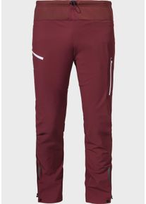 Sch&ouml;ffel Outdoorhose SCH&Ouml;FFEL "Softshell Pants Rinnen M", Herren, Gr. 48, Normalgr&ouml;&szlig;en, rot (2965, rot), 88%Nylon 12%Elasthan, Hosen Outdoorhose