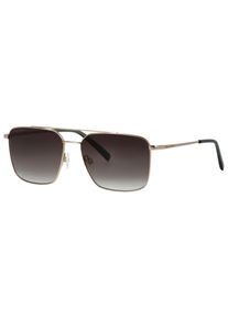 Marc O'Polo Sonnenbrille MARC O'POLO "505097", Herren, gold (hellgold), leicht gl&auml;nzend, metallic, Sonnenbrillen Sonnenbrille, Form Karree/Eckig, Logoschriftzug auf B&uuml;gel und Glas, Polyamid UV 400