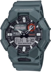 Chronograph Casio G-SHOCK, blau (petrol), Armbanduhren, Herren, Chronograph, Quarzuhr, Armbanduhr,Herrenuhr, digital,Resinband, bis 20 bar wasserd.