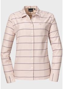 Sch&ouml;ffel Outdoorbluse SCH&Ouml;FFEL "Blouse Roslyn L", Damen, Gr. 38, rosa (3125, rosa), 53% Baumwolle 47% Lyocell, Basic, Blusen Outdoorbluse