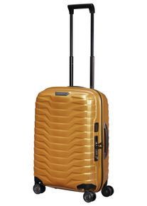 Hartschalen-Trolley Samsonite "PROXIS, verschiedene Gr&ouml;&szlig;en und Farben", Damen, Gr. B/H/T: 40cm x 55cm x 20cm 38 l, gold (honey gold), Polypropylen, unifarben, festlich, Koffer Hartschalen-Trolley, Trolley Reisegep&auml;ck Hartschalenkoffer Reisekoffer TSA-Zahlenschloss