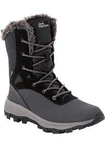 Outdoorwinterstiefel Jack Wolfskin "EVERQUEST TEXAPORE SNOW HIGH W", Damen, Gr. 41, schwarz (phantom, schwarz), Leder, Textil, Schuhe Outdoorwinterstiefel, Winterboots, Snowboots, Winterschuhe, wasserdicht, gef&uuml;ttert