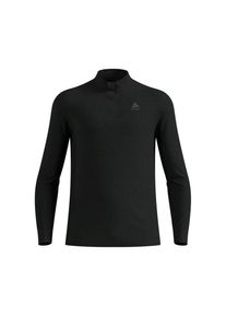 Odlo Herren Merino 200 BL Top turtle Neck l/s Half Zip schwarz
