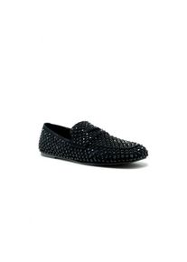 R22 Black Leather/Glitter Loafer - Gr. 38 (EU) - in Schwarz