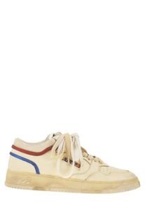 Autry Low-Top Sneaker - Med-Way - Leather Sneakers - Gr. 40 (EU) - in Beige - f&uuml;r Damen