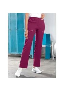 Trekkinghose Catamaran, Damen, Gr. 46, Normalgr&ouml;&szlig;en, lila (malve), 93% Polyester, 7% Elasthan, Paspelierung:100% Polyester, unifarben, lang, Hosen Trekkinghose