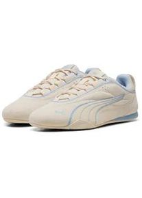 Sneaker Puma "CATCH SOLEIL SD", Damen, Gr. 39, wei&szlig; (alpine snow, haute tropic), Leder, colorblocking, Schuhe Sneaker, mit Schn&uuml;rung, mit leicht profilierter Gummisohle, aus Leder
