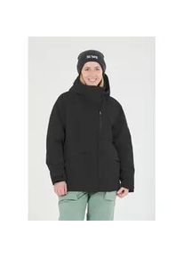 Skijacke SLOPE "Kenai", Damen, Gr. S, schwarz, 100% Polyester, mehrfarbig, normal, ohne Ausschnitt, Jacken Skijacke, mit wind- und wasserabweisenden Eigenschaften