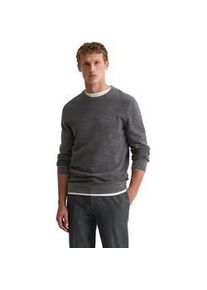 Marc O'Polo Rundhalspullover MARC O'POLO, Herren, Gr. L, mercy pinstripe, Strick, Obermaterial: 100% Baumwolle, Rundhals, B&uuml;ndchen, Pullover Rundhalspullover, in Piqu&eacute;-Struktur