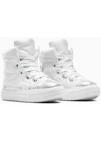 Sneaker Converse "CHUCK TAYLOR ALL STAR ELEMENTS BOOT", Damen, Gr. 39, barely grau, silber, schwarz, Textil, Schuhe Sneaker, gef&uuml;ttert