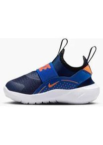 Laufschuh Nike "FLEX RUNNER 4 (TD)", Kinder, Gr. 25, midnight navy, total orange, game royal, Schuhe Laufschuh, mit praktischem Schlupfeinstieg, f&uuml;r Kinder