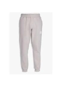 Jogginghose DROPSIZE "Dropsize HEAVY MIRRORED LOGO JOGGER", Herren, Gr. XL, US-Gr&ouml;&szlig;en, stone, 70% Baumwolle, 30% Polyester, oversize, Hosen Jogginghose
