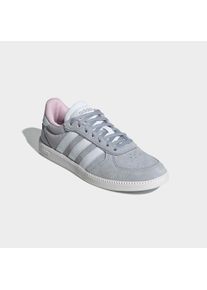 Sneaker adidas Sportswear "BREAKNET SLEEK", Damen, Gr. 38,5, grau (halo silber, ftwr wei&szlig;, grau two), Leder, Synthetik, Schuhe Sneaker