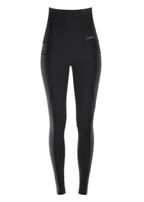Leggings WINSHAPE "Functional Power Shape Tights HWL114", Damen, Gr. L, Normalgr&ouml;&szlig;en, schwarz, 80% Polyester, 20% Elasthan, Hosen Leggings, High Waist mit praktischen Taschen