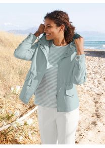 Langjacke Casual Looks, Damen, Gr. 54, kalkmint, 100% Polyester, unifarben, Jacken Langjacke