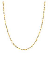 Collier Lady, gold (gelbgold 375), Halsketten, Damen, 45, Gold Metall, L: 45, Gold, Metall, Collier