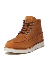 Schn&uuml;rboots Timberland "BRITTON MILLSMID LACE UP CHUKKA BOOT", Herren, Gr. 43, rust suede, Leder, Schuhe Schn&uuml;rboots, Winterstiefel, Schn&uuml;rstiefel, Winterschuhe