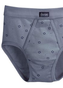 King&acute;S Club Slip KINGS CLUB, Herren, Gr. 7, 3 Stk., blau (sortiert), 100% Baumwolle, Unterhosen Slip