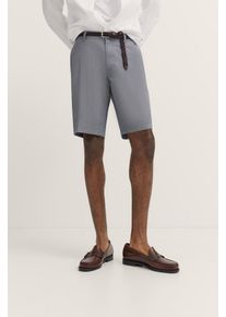 Bermudas Bugatti, Herren, Gr. 46, Normalgr&ouml;&szlig;en, blau (390, marine), 98% Baumwolle, 2% Elasthan, Minimalmuster, normal, Hosen Bermudas, mit hoher Flexibilit&auml;t