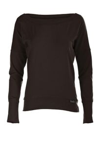 Oversize-Shirt WINSHAPE "Longsleeve WS2", Damen, Gr. XS, schwarz, 90% Baumwolle, 10% Elasthan, U-Boot-Ausschnitt, Shirts Oversize-Shirt