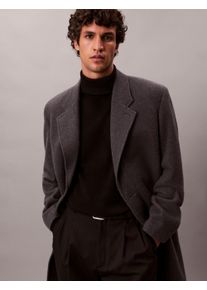 Rollkragenpullover Calvin Klein "LS 100% MERINO T-NECK 14GG", Herren, Gr. XXL, schwarz, Strick, Obermaterial: 100% Wolle, unifarben, regular fit normal, Rundhals, eingesetzt gerader Abschluss, Pullover Rollkragenpullover, Mit Rundhalsausschnitt, regular fit