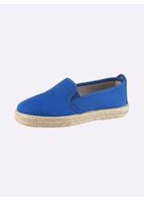 Slipper Casual Looks, Damen, Gr. 39, mittelblau, Textil, Schuhe Slipper