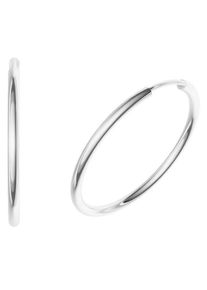 Paar Creolen Firetti "Schmuck Geschenk Silber 925 2,0 mm breit" Gr. 30, silber (silberfarben), Ohrringe, Damen, 30, Silber 925 (Sterlingsilber), Paar Creolen, Made in Germany