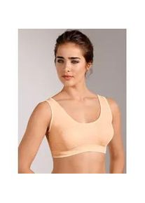 w&auml;schepur Bustier W&Auml;SCHEPUR, Damen, Gr. 50, Cup B/C/D, bunt (apricot, jadegr&uuml;n), 97% Baumwolle, 3% Elasthan, BHs Bustier BH-Set